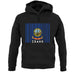 Idaho Barcode Style Flag unisex hoodie