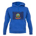 Idaho Grunge Style Flag unisex hoodie