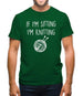 If I'm Sitting I'm Knitting Mens T-Shirt