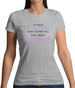 If Your Dreams Don't Scare, They Aren't Big Enough Womens T-Shirt