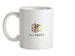 Illinois Barcode Style Flag Ceramic Mug