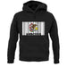 Illinois Barcode Style Flag unisex hoodie