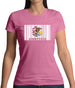 Illinois Barcode Style Flag Womens T-Shirt