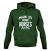 Imagine Life Without Horses Unisex Hoodie