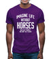 Imagine Life Without Horses Mens T-Shirt