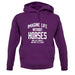 Imagine Life Without Horses Unisex Hoodie