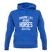 Imagine Life Without Horses Unisex Hoodie