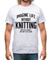 Imagine Life Without Knitting Mens T-Shirt