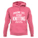 Imagine Life Without Knitting Unisex Hoodie