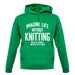 Imagine Life Without Knitting Unisex Hoodie