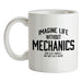Imagine Like Without Mechanics Ceramic Mug