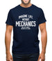 Imagine Like Without Mechanics Mens T-Shirt