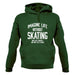 Imagine Life Without Skating Unisex Hoodie