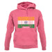 India Barcode Style Flag unisex hoodie
