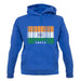 India Barcode Style Flag unisex hoodie