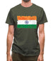 India Grunge Style Flag Mens T-Shirt