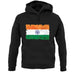 India Grunge Style Flag unisex hoodie