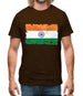 India Grunge Style Flag Mens T-Shirt