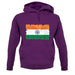 India Grunge Style Flag unisex hoodie