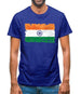 India Grunge Style Flag Mens T-Shirt