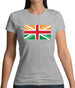 Indian Union Jack Flag Womens T-Shirt