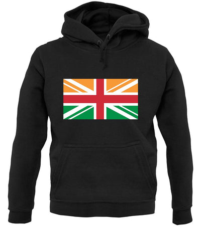 Indian Union Jack Flag unisex hoodie