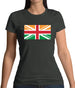 Indian Union Jack Flag Womens T-Shirt