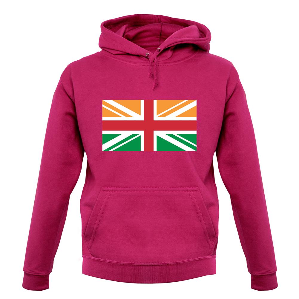 Indian Union Jack Flag unisex hoodie