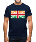 Indian Union Jack Flag Mens T-Shirt