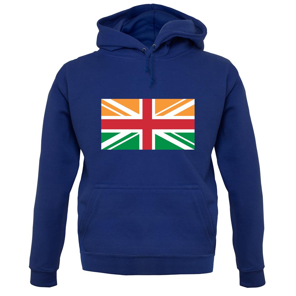 Indian Union Jack Flag unisex hoodie