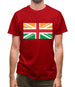 Indian Union Jack Flag Mens T-Shirt