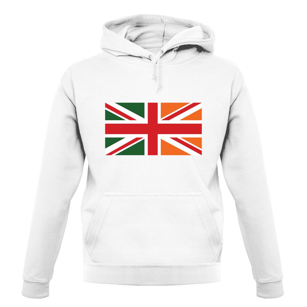Irish Union Jack Flag unisex hoodie