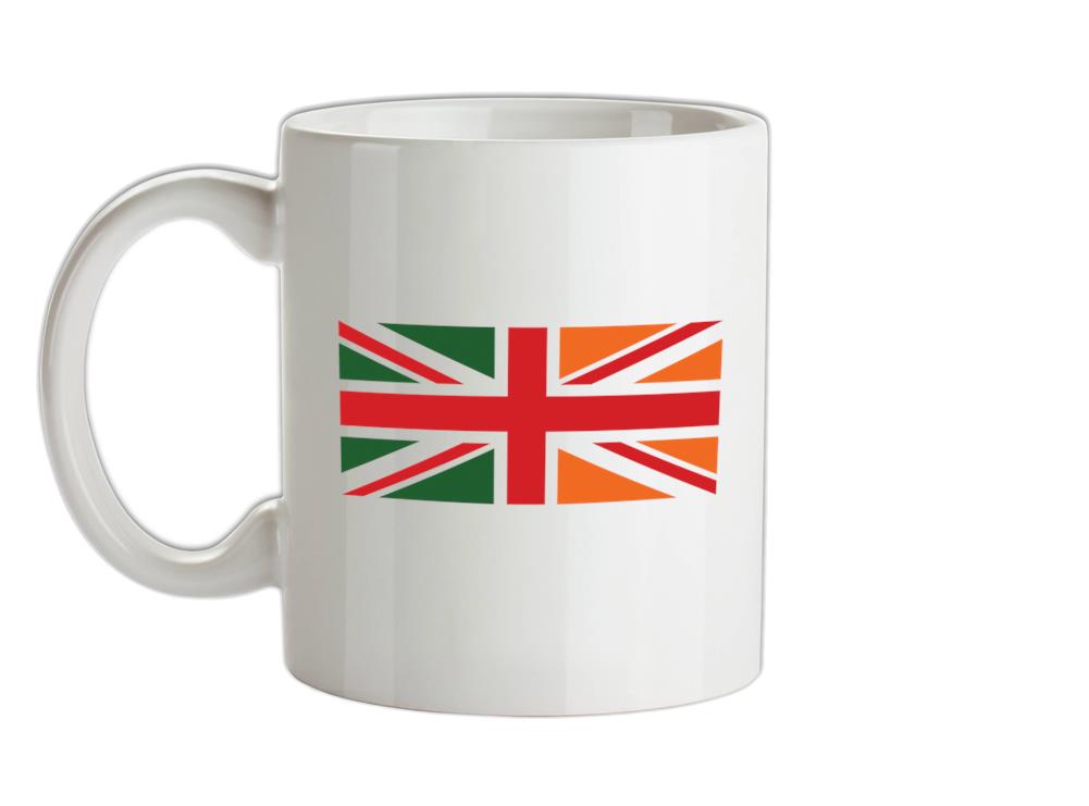 Irish Union Jack Flag Ceramic Mug