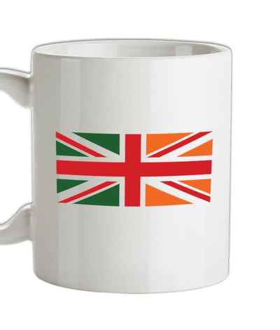 Irish Union Jack Flag Ceramic Mug