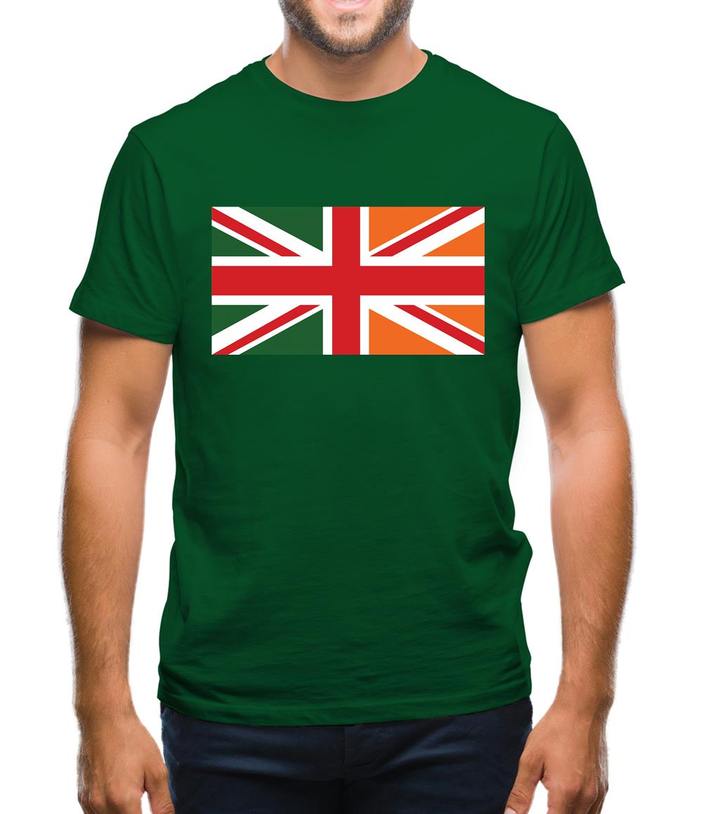 Irish Union Jack Flag Mens T-Shirt