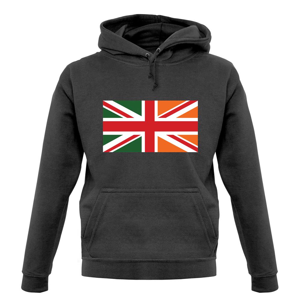 Irish Union Jack Flag unisex hoodie