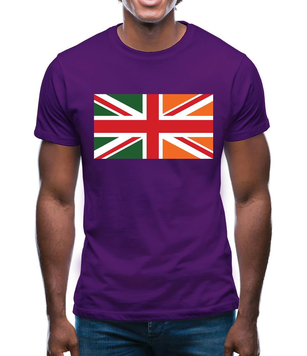 Irish Union Jack Flag Mens T-Shirt