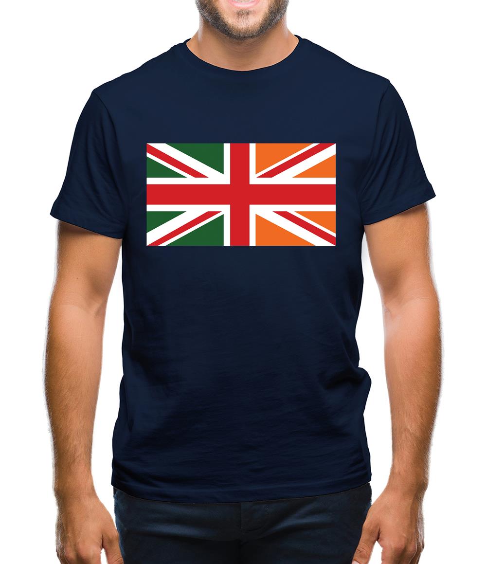 Irish Union Jack Flag Mens T-Shirt
