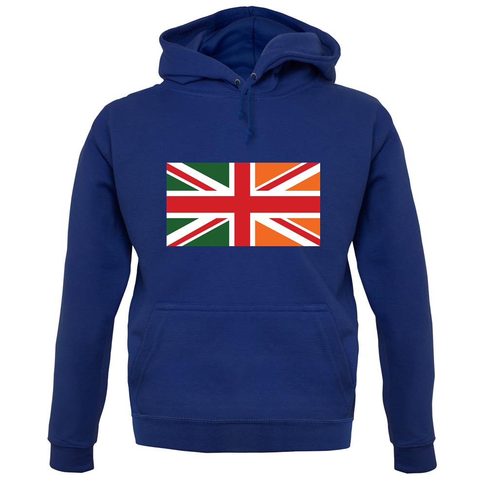 Irish Union Jack Flag unisex hoodie