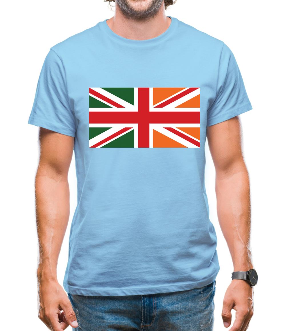 Irish Union Jack Flag Mens T-Shirt