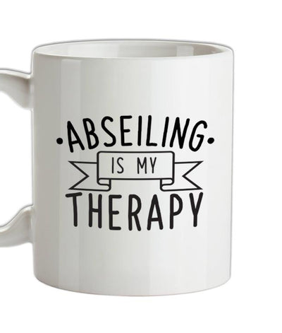 Abseiling Is My Therapy Ceramic Mug
