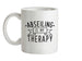 Abseiling Is My Therapy Ceramic Mug