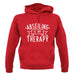 Abseiling Is My Therapy unisex hoodie