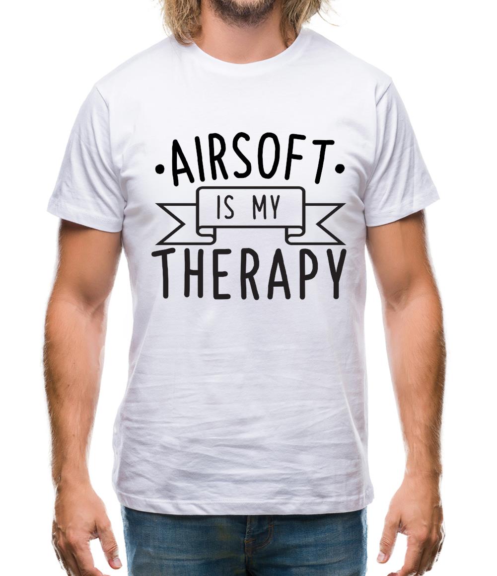 Airsoft Is My Therapy Mens T-Shirt