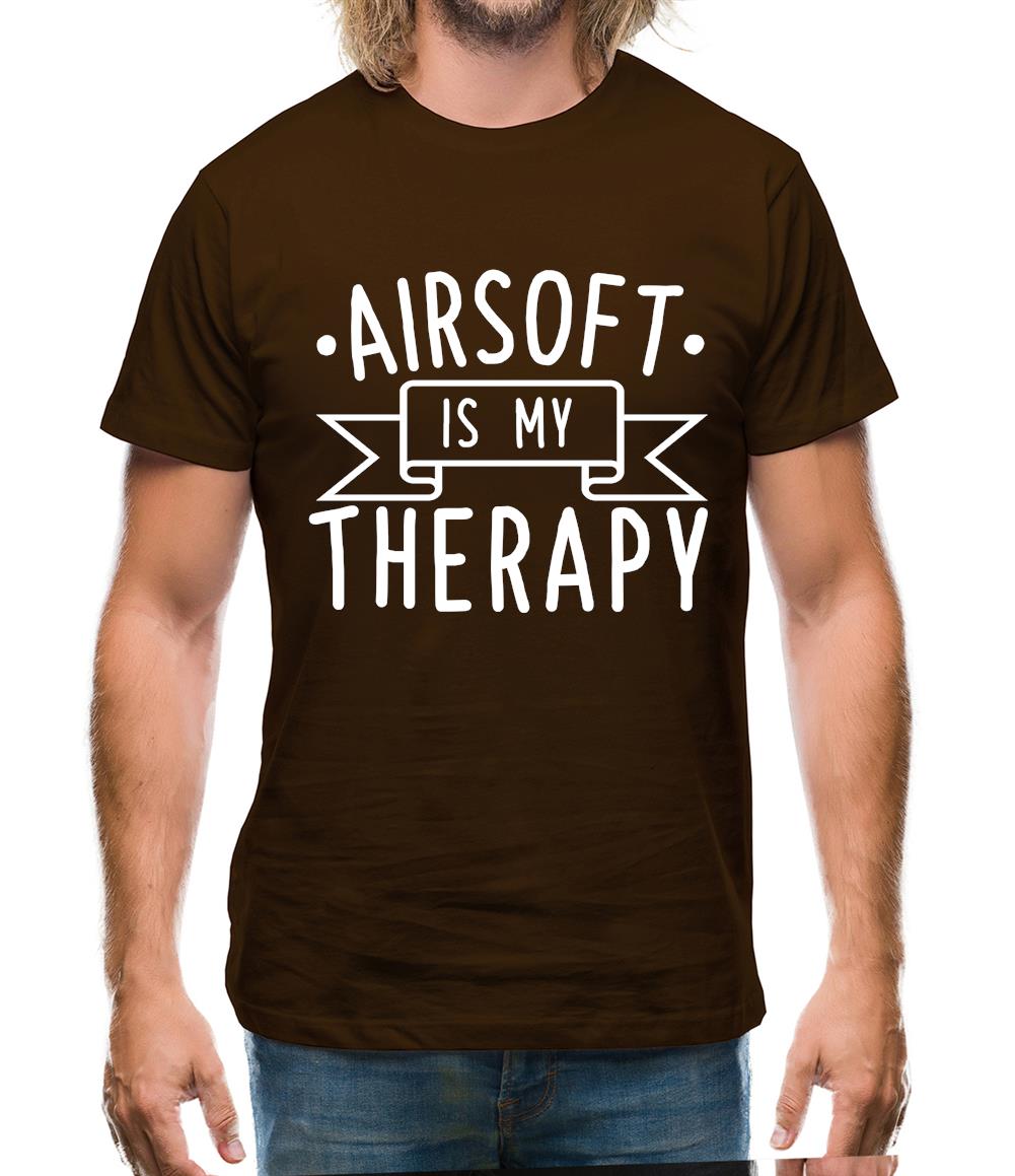 Airsoft Is My Therapy Mens T-Shirt