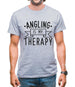 Angling Is My Therapy Mens T-Shirt