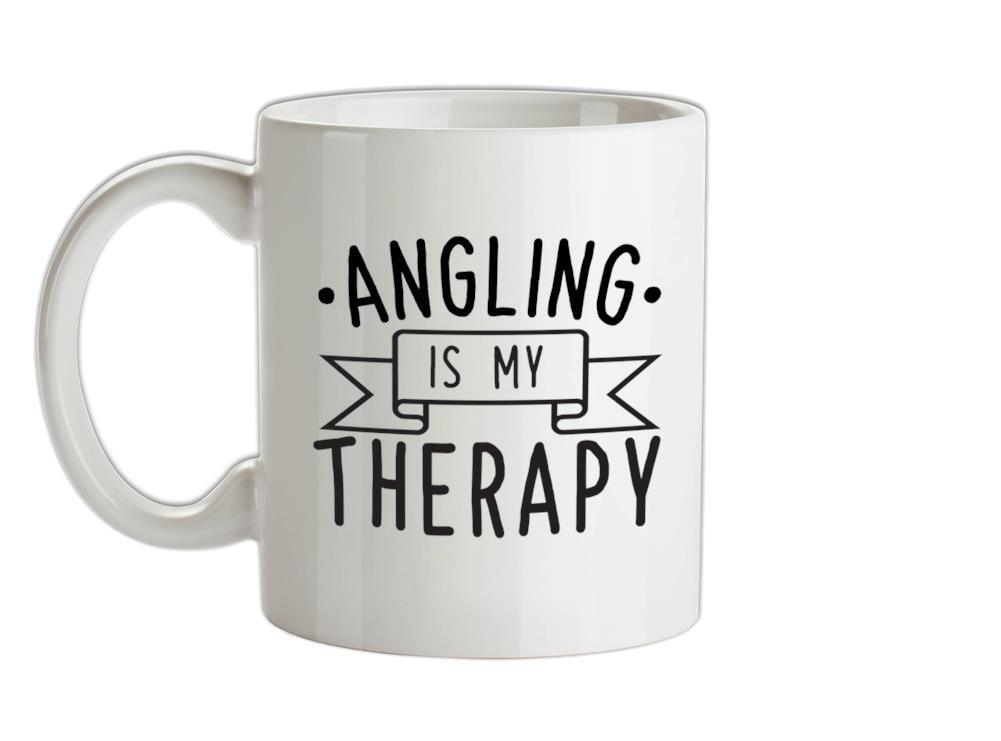 Angling Is My Therapy Ceramic Mug