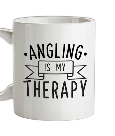 Angling Is My Therapy Ceramic Mug
