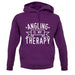 Angling Is My Therapy unisex hoodie