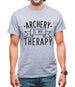 Archery Is My Therapy Mens T-Shirt